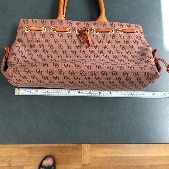 Dooney & Bourke Pink and Tan Satchel Bag - Picture 12 of 14